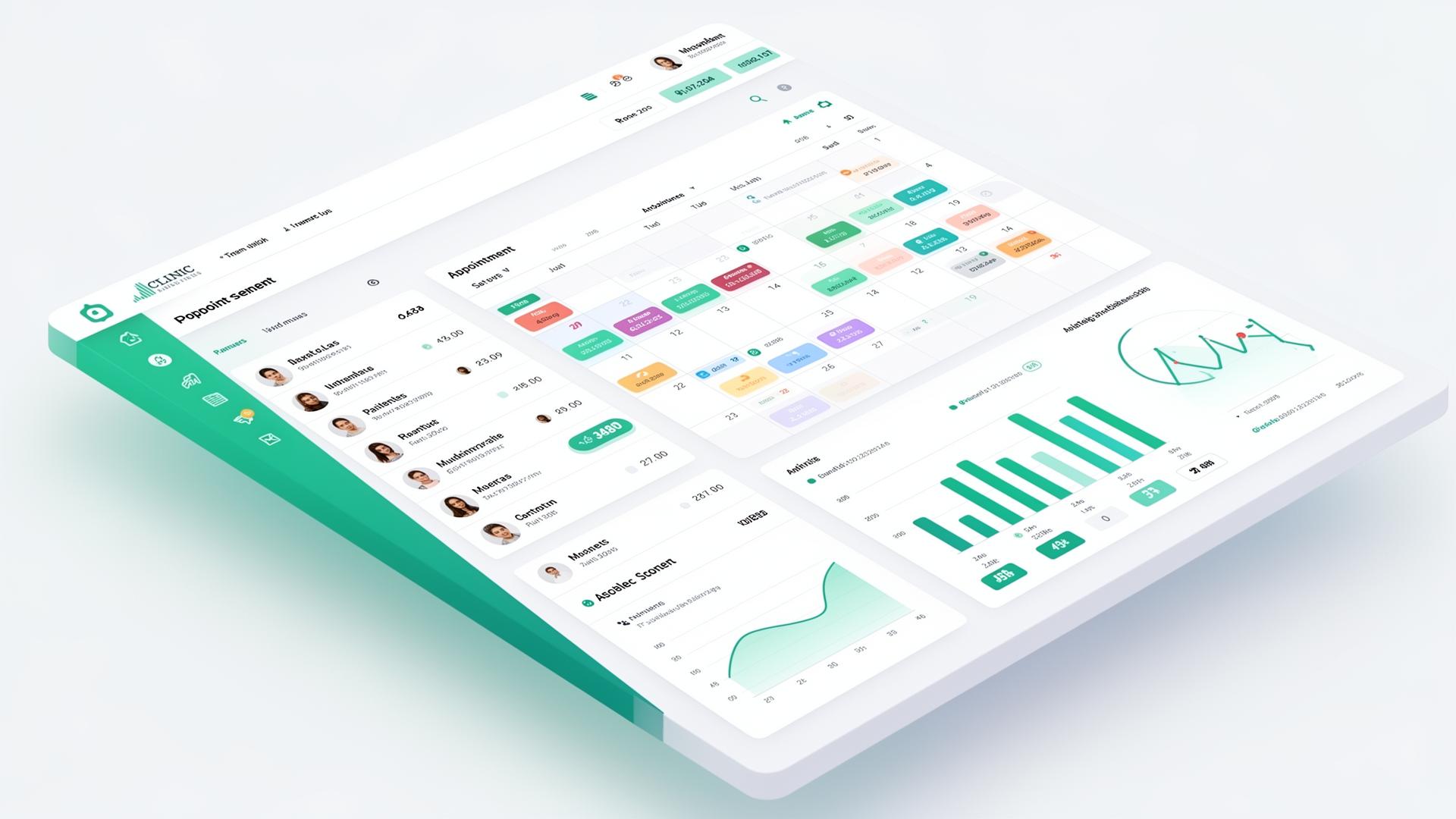 Dashboard BeauGest - Sistema de gestão para clínicas estéticas